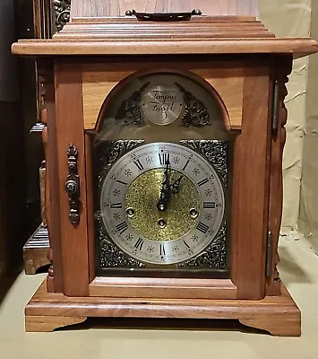 Emperor Tempus Fugit 8 Day Key Wound Mantel Clock 341-020 Westminster Chime ☆ • $100.50