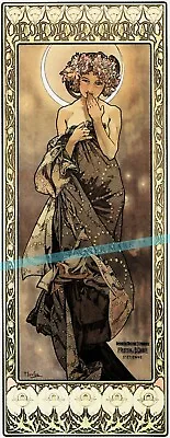 The Moon 1902 Vintage Poster Print Retro Style Mucha Celestial Art Series • $21.58