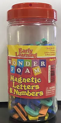 Early Learning Magnetic Wonder Foam Letters Numbers Kids Educational 92 PCS • $9.95