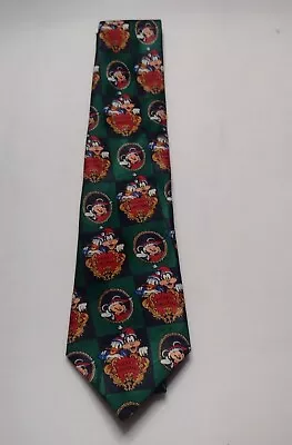 Mickey Unlimited Disney Neck Tie Mickey Mouse Christmas Vintage Y2K B10 • $7.98