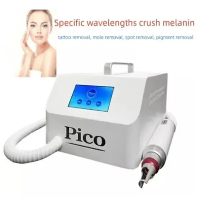 Nd YAG Picosecond Laser Tattoo Removal Machine Pigment Pico Skin Rejuvenation • £449.99