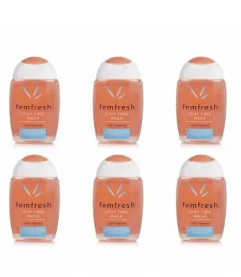 £10.99 • Buy 6 X FEMFRESH SOAP FREE WASH INTIMATE HYGIENE LIGHTLY FRAGRANCED 150ml 