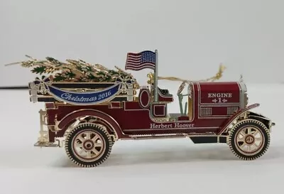 £16.22 • Buy White House Historical Association Christmas Ornament 2016 Fire Engine  H Hoover
