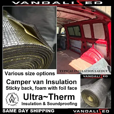 Van Insulation Foil Foam Soundproof Under Carpet Lining T 1 2 5 6 Camper Caravan • £144.99