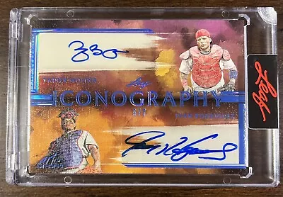 Yadier Molina Ivan Rodriguez 2023 Leaf Art Of Sport Conography Autographs 6/7 • $152.50