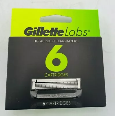 Gillette Labs Fits All Gillette Labs Razors Mens 6 Cartridges 5 Blade NEW IN BOX • $19.99