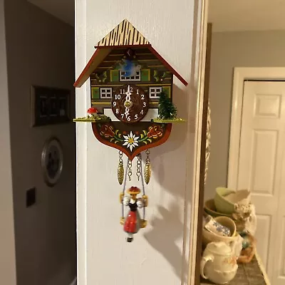 Vintage Miniature Musical Cuckoo Clock  Working Germany Engstler • £60.80