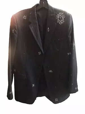 Absodeitly Custom 20 Class Club Gold Label Grey Stripe Suit Jacket • $0.99
