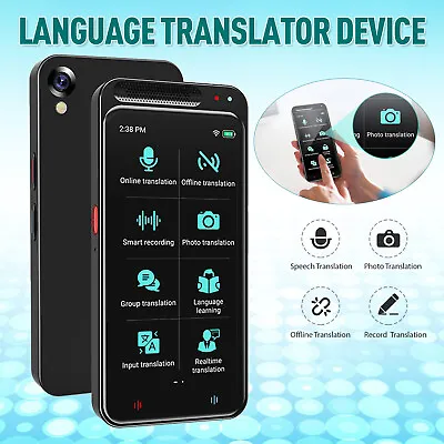 Z6 Language Translator Device Two-Way Offline Voice Interpreter • $75.54