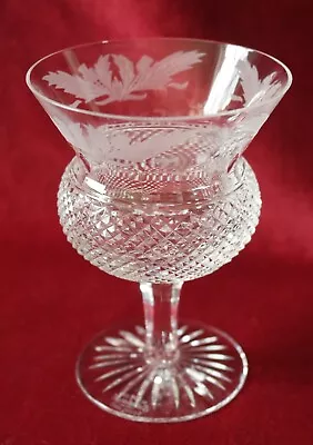 £60 • Buy Edinburgh Crystal Thistle Pattern - Champagne Coupe Glass - Signed