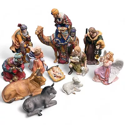 USED WITH NO BOX Kirkland Signature Porcelain 13 Piece Nativity Set READ DESCRIP • $79.95