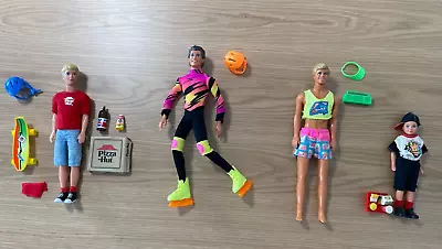 Hawaiin Fun Ken Happy Meal Todd  Pizza Hut Party Kevin Hot Skatin' Ken 90s • $90