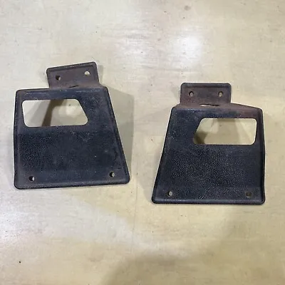 1967 1968 Mustang Fastback Fold Down Seat Latch Coves  Pair  Original Ford • $115