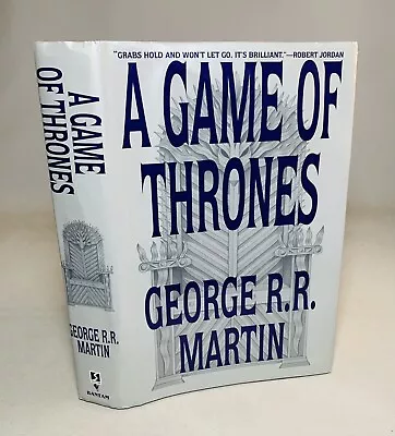 A Game Of Thrones-Book 1-George R.R. Martin-First/1st BCE W/ Org DJ-1996-RARE! • $59.99