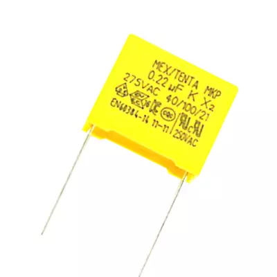 5pcs 275V 0.22uF 220nF 224K X2 MKP 10mm Safety Capacitor • $2.62