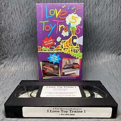 I Love Toy Trains Part 5 VHS 1998 McComas Stachler Production TM Books Video • $18.99