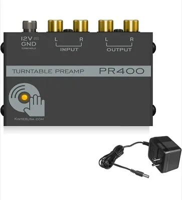 Kinter PR400 Ultra Compact Phono Vinyl Turntable Preamp Electronic Audio #100 • $20