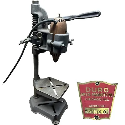 $225 • Buy Duro 7” High Speed Drill Press With Removable Dremel Grinding Tool