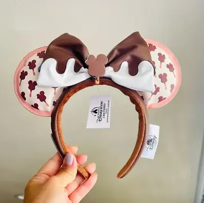 Disney Parks Mickey Ice Cream Bar Scented Loungefly Minnie Mouse Ears Headband • £13.19