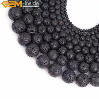 Round Beads For Jewelry Making 15  Frost/Crackle/Spong/Faceted Natural Stone UK • £2.18