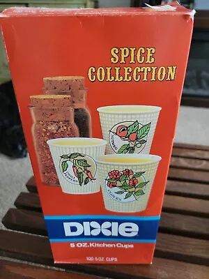 VTG 1986 100Ct 5oz Dixie Cups Spice Collection “New Old Stock  • $25