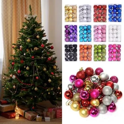 24PCS/Pack Christmas Tree Xmas Balls Baubles Party Wedding Ornament Decorations • $13.99