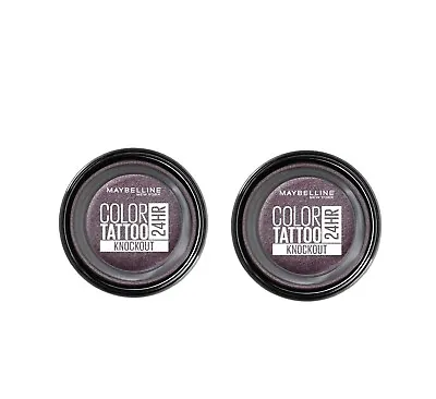 Maybelline 24hr Color Tattoo Eyeshadow 190 Risk Maker 2pk • £8.99