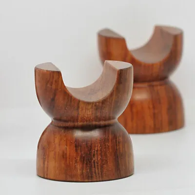 4 PCS Rosewood HiFi Amplifier Wire Bracket Cable Holder Isolation Stand Feet • $59.99