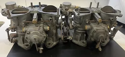 Solex PHH 44 Doppelvergaser Pair Set From Mercedes 190SL W121 Phh44 Carburetors • $1999