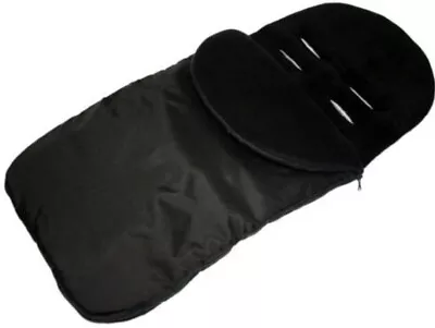 UNIVERSAL FOOTMUFF BLACK FIT PUSHCHAIR BUGGY COMPATIBLE WITH Maxi Cosi Dana For2 • £13.99