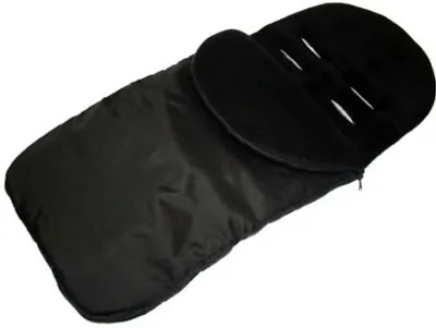 Universal Footmuff Black Fit Pushchair Compatible With Maclaren Quest Sport • £14.99