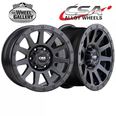 CSA Ridgeline Large Cap 18x9 5/150 35P Satin Black Set Of Alloy Wheel Wheels • $1356