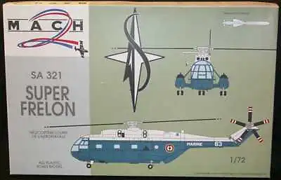 Mach 2 Models 1/72 French SA-321 SUPER FRELON Helicopter • $39.99