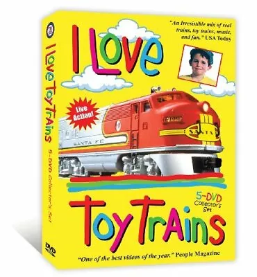 I Love Toy Trains (5 DVD Set) TM Books & Video Rare Collector's Edition SEALED  • $169.99