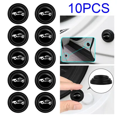 10x Car Door Shock Absorber Gasket Silicone Cushion Anti-Scratch Sticker Pads • £3.29