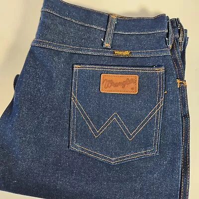 Vintage Wrangler Regular Fit Jeans 945 DEN Mens 38x33 USA Cotton • $34.99