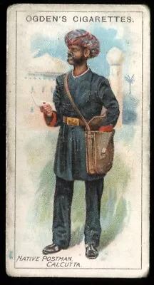 Tobacco Card Ogdens ROYAL MAIL 1909 Native Postman Calcutta #19 • £3.50