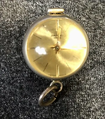 Vintage Jean Perret Geneve Gold Crystal 17 Jewels Swiss Pendant Watch Timepiece • $38.62