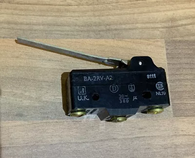 Honeywell Micro Switch BA-2RV-A2 Industrial Snap Action Switch - Hinge - Lever • £12.50