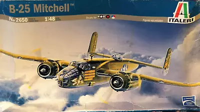 Italeri 1:48 B-25 Mitchell Medium Bomber Model Kit #2650 *SEALED IN BAGS* • £49.90