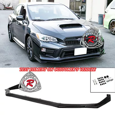 $134.99 • Buy Fits 18-21 Subaru WRX STi ONLY V-Limited Style Front Lip (Urethane)