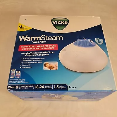 Vicks Warm Steam Vaporizer Large Night Light Auto Shut Off Medium Sized Rooms • $10