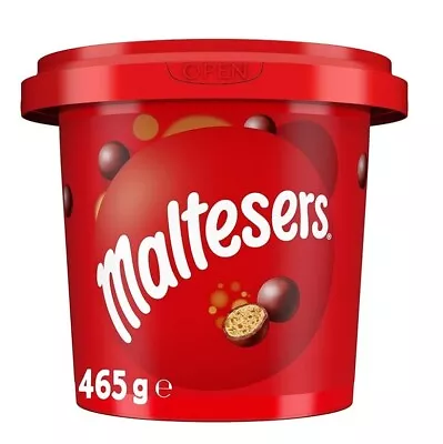 Maltesers Milk Chocolate Snack And Share Party Bucket 465g • $28.50