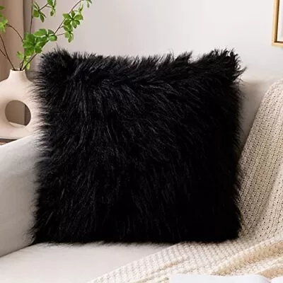 Faux Fur Pillow Covers Luxury Fluffy Mongolian Series Throw Pillow Case Decor... • $31.42