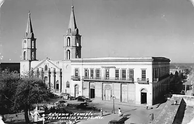 Postcard MX: RPPC Customs & Church Matamoros Tamaulipas Mexico 1940's • $12.99