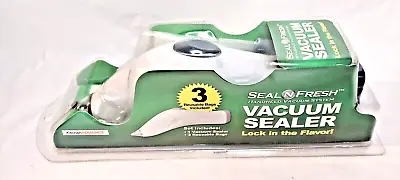 $27.99 • Buy Seal N Fresh Handheld Food Vacuum System With 3 Bags Brand New Sealed Packaging