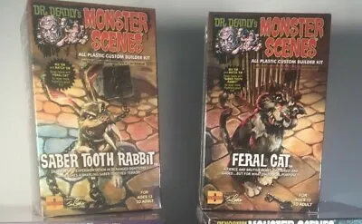  Monster Scenes Model Kits : Saber Rabbit  Feral Cat  • $69