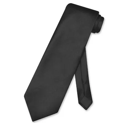 NeckTie Solid BLACK Color Men's Neck Tie • $9.95