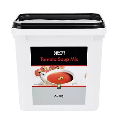 Country Range Tomato Soup Mix - 1 X 2.25kg - FREE DHL DELIVERY - 150 PORTIONS • £16.75