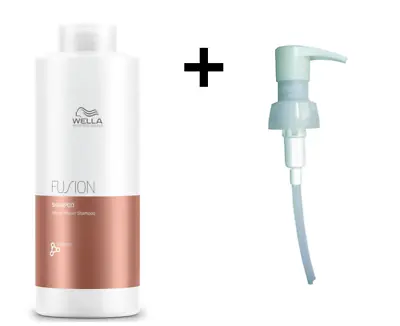 £18.75 • Buy Wella Professionals Fusion Shampoo 1000ml 1L With 1L Pump FREE P&P